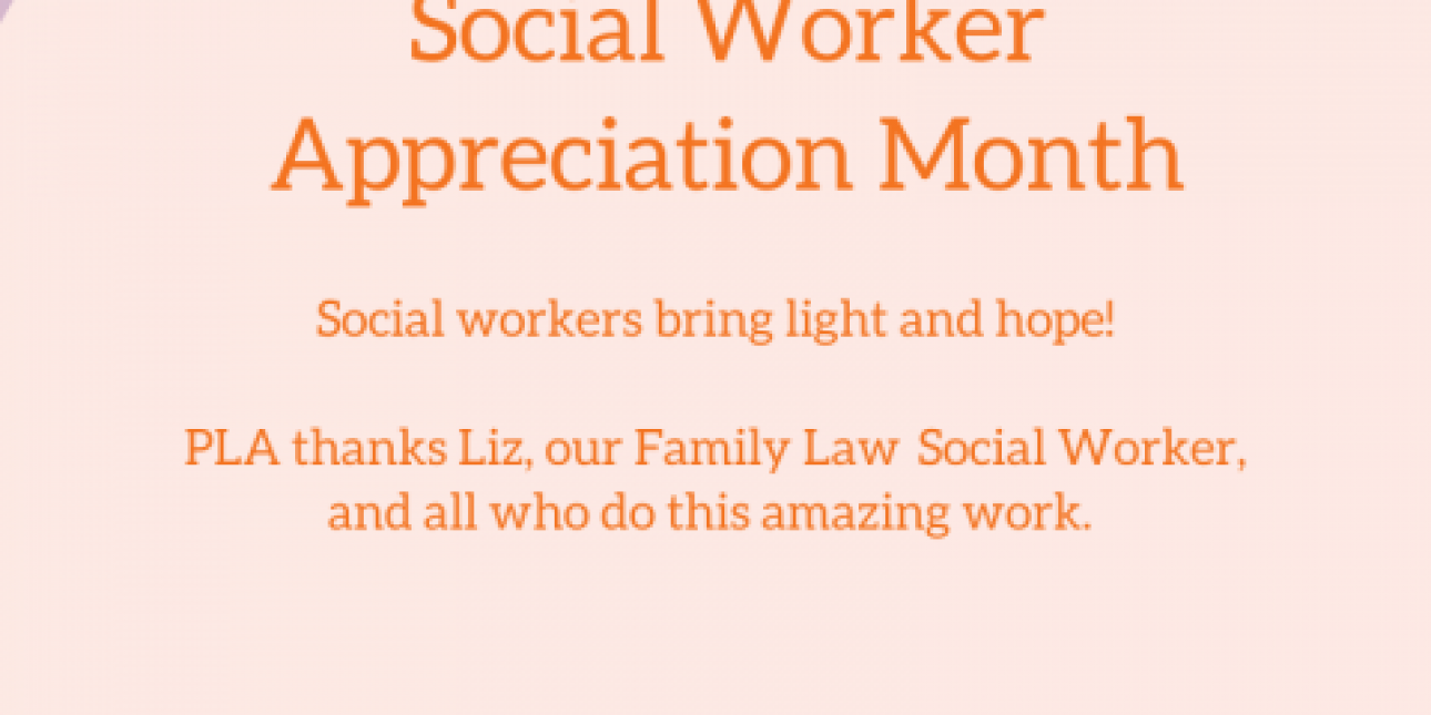 Social Worker Appreciation Month Philadelphia Legal Assistance